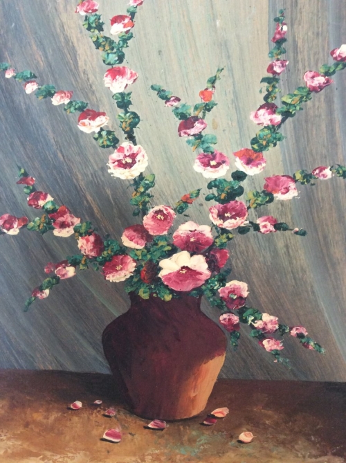 Stillleben Ölgemälde von Bieler Maler ERNST FUCHS (1921-2010)