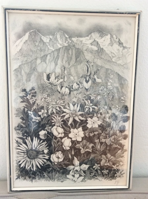 Original Lithographie ALEX DIGGELMANN signiert